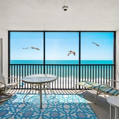 Gulf-Front 2BR Corner Condo in Indian Rocks Beach – 9th Floor, Heated Pool, & Tennis Courts