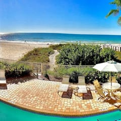 Sea Side #102 Gulf-Front 3BR Condo on Indian Rocks Beach – Stunning Views & Heated Pool
